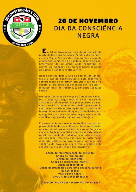 Novembro Tradução Negra Da Campanha Brasileira De Novembro Em