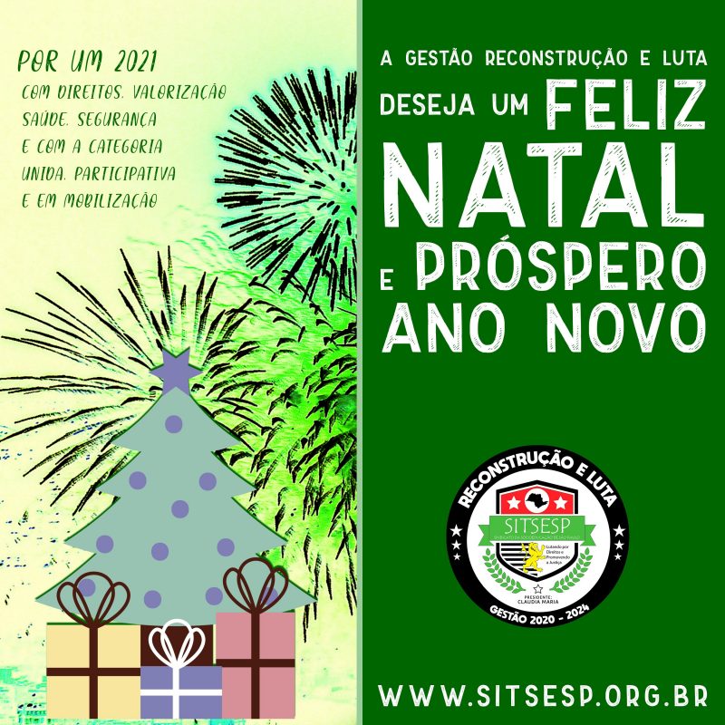 Feliz Natal e próspero Ano Novo! - Diretoria de Gestão de